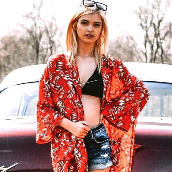 NWT Womens Emory Park Kimono Tops - Picture 1 of 4